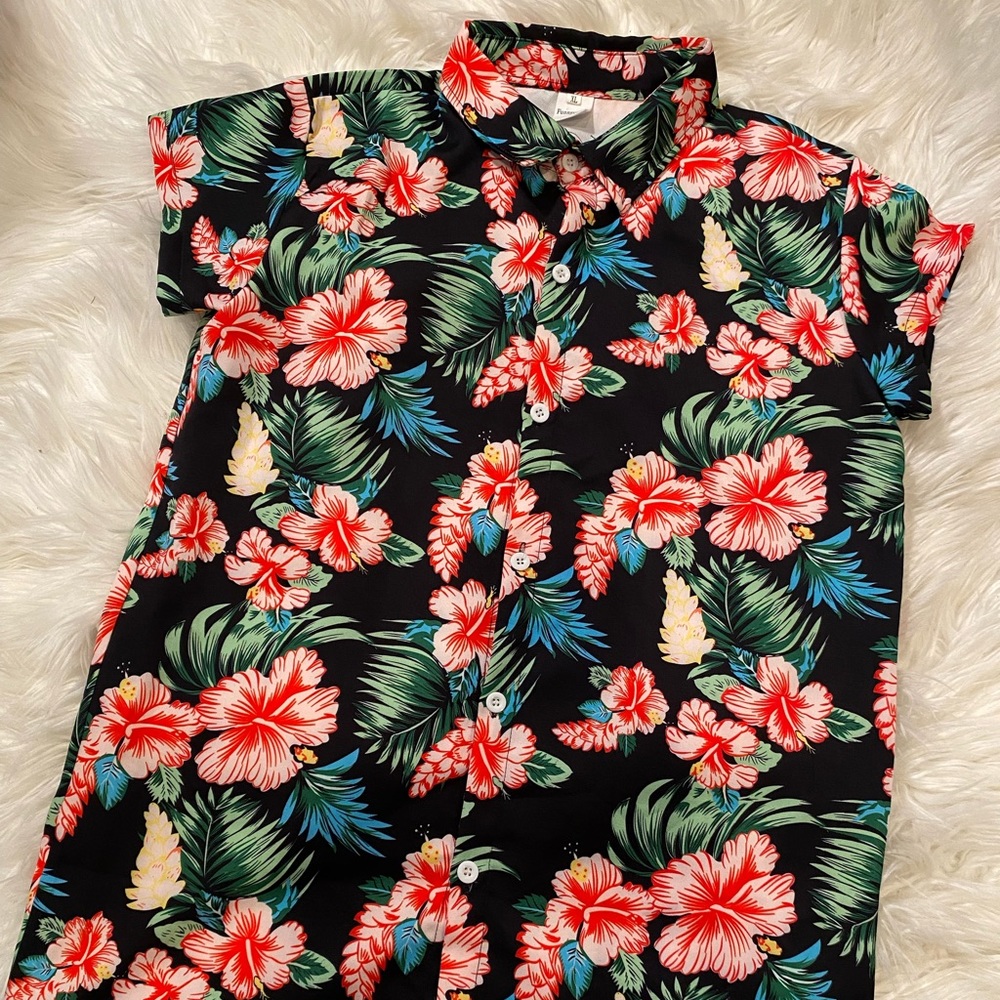 Tropical Shirt (Funnycokid) Size kids XL